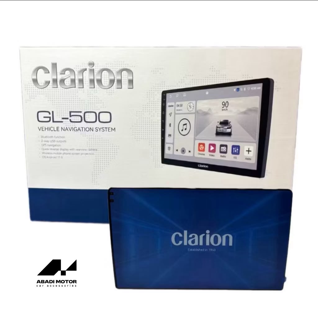 Head Unit Android 9 Inch Clarion GL-500 Ram 4+64 Support 360